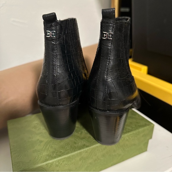 Sam Edelman:Winona Leather Western Boots Black - Picture 2 of 3